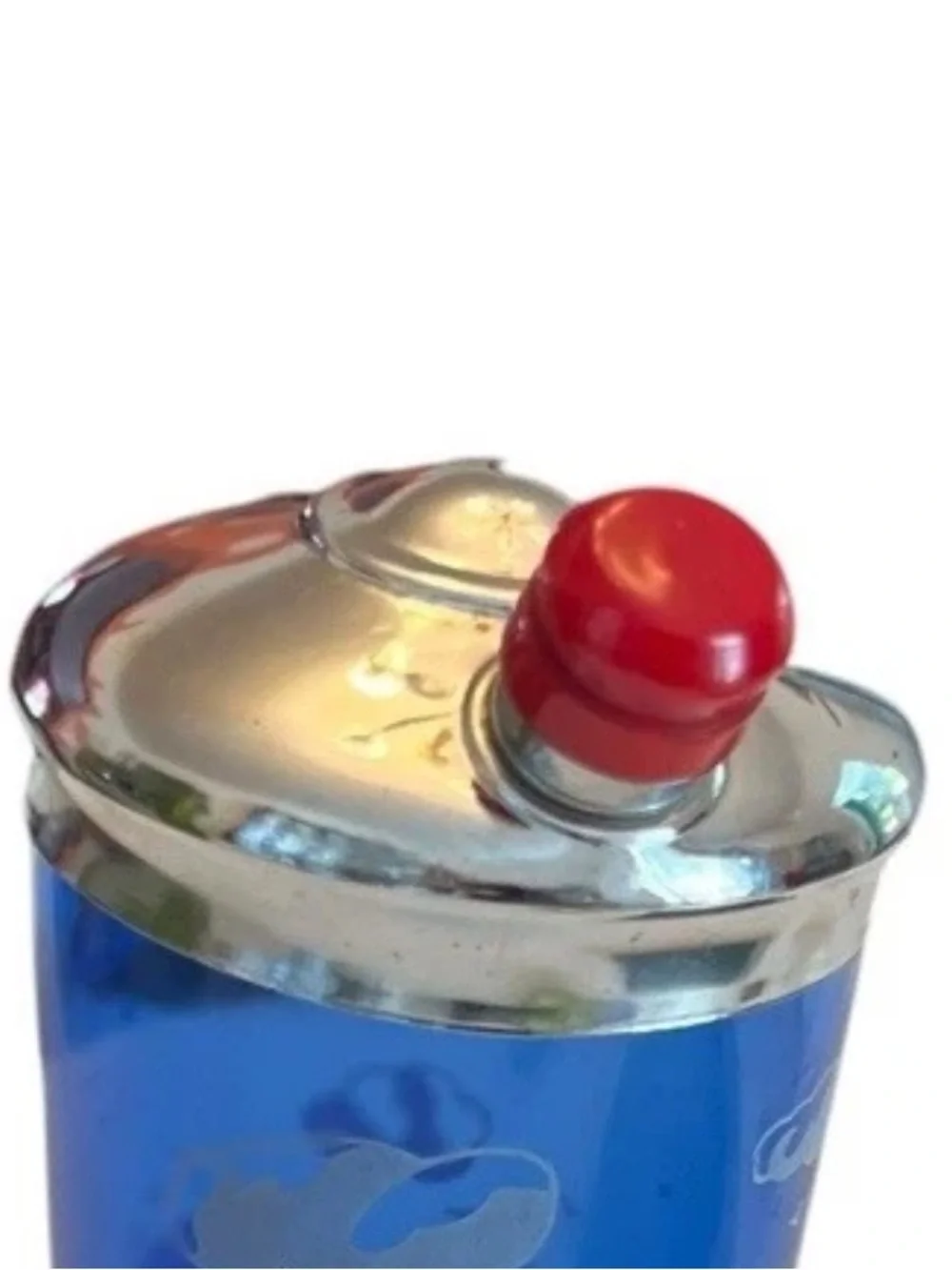 Vintage Hazel-Atlas Art Deco Cobalt Blue Windmill Cocktail Shaker